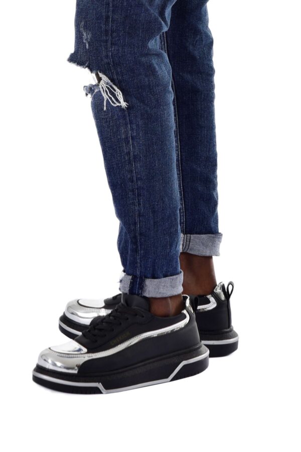 CH241 - CST Signature Line Up Erkek Ayakkabı SIYAH/GUMUS