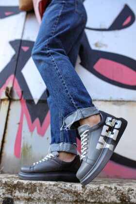 CH254 - CBT Pittura Erkek Ayakkabı 402 YS GRI / KOYU GRI