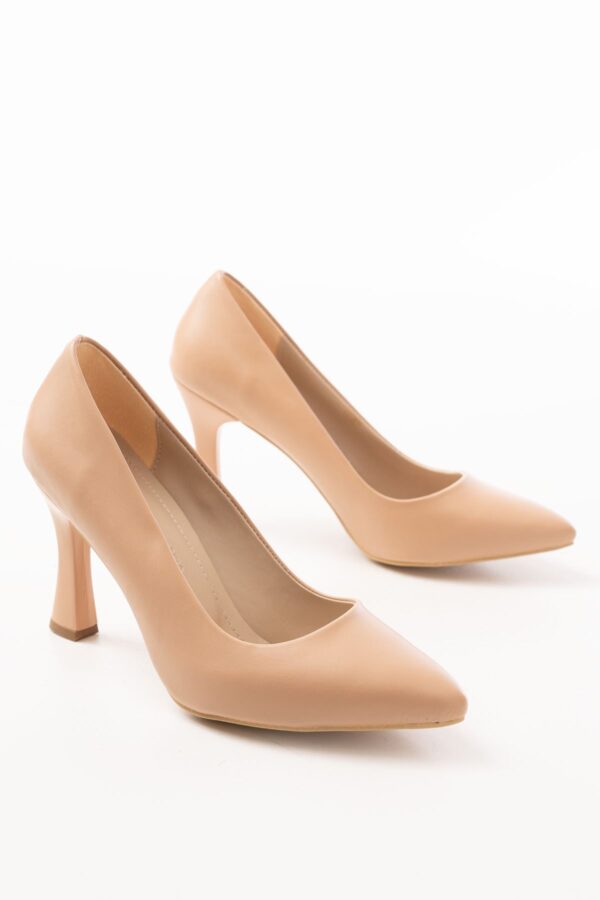 ST-001 Nut Günlük 9 cm Topuklu Bayan Stiletto Ayakkabı - Görsel 3