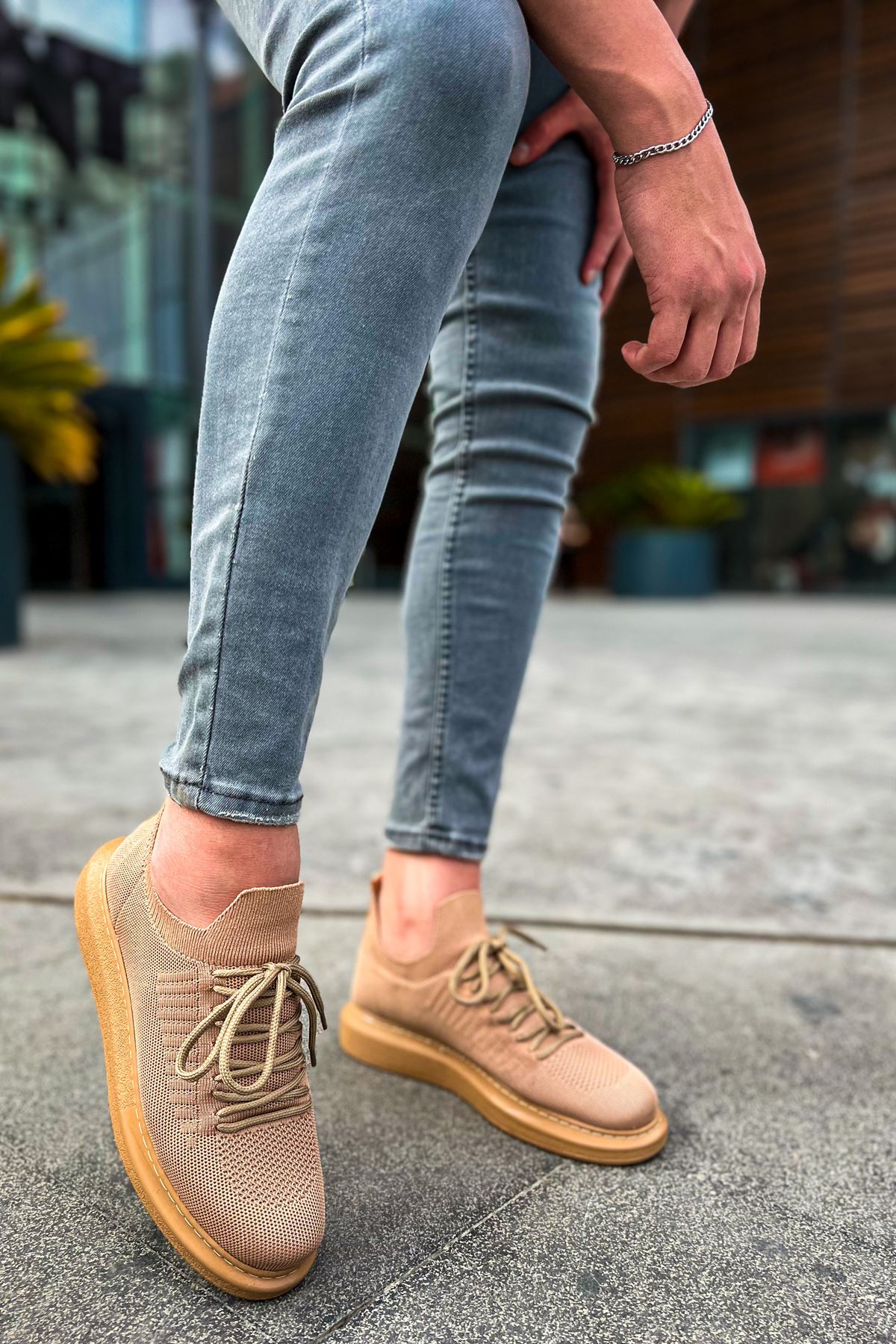 CH307 - RT Tricot Erkek Ayakkabı TABA - Görsel 3