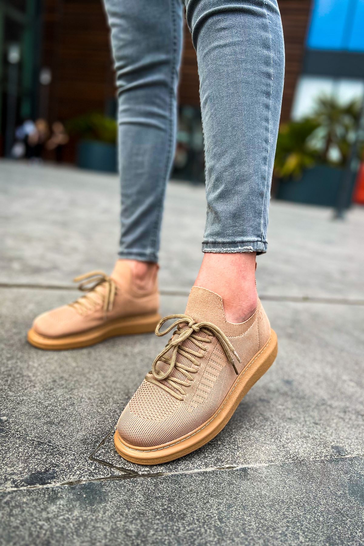 CH307 - RT Tricot Erkek Ayakkabı TABA - Görsel 4