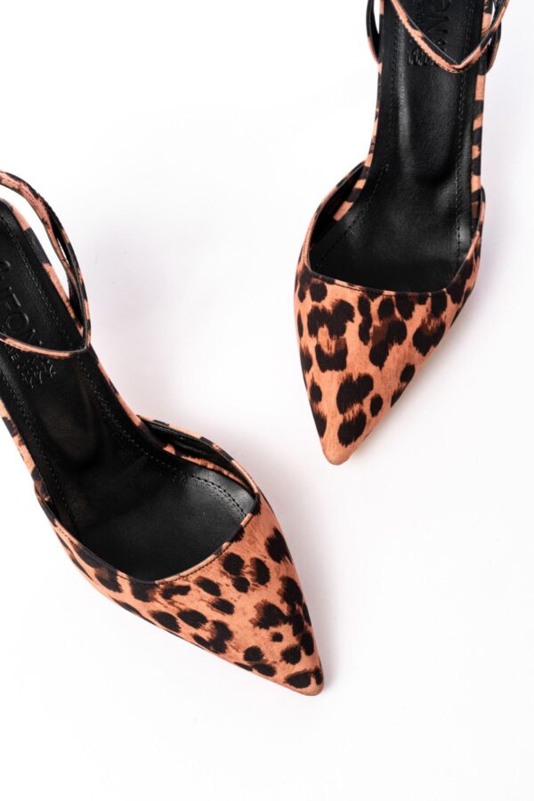 ST-004 Leopar Günlük 7 cm Topuklu Bayan Ayakkabı - Görsel 3