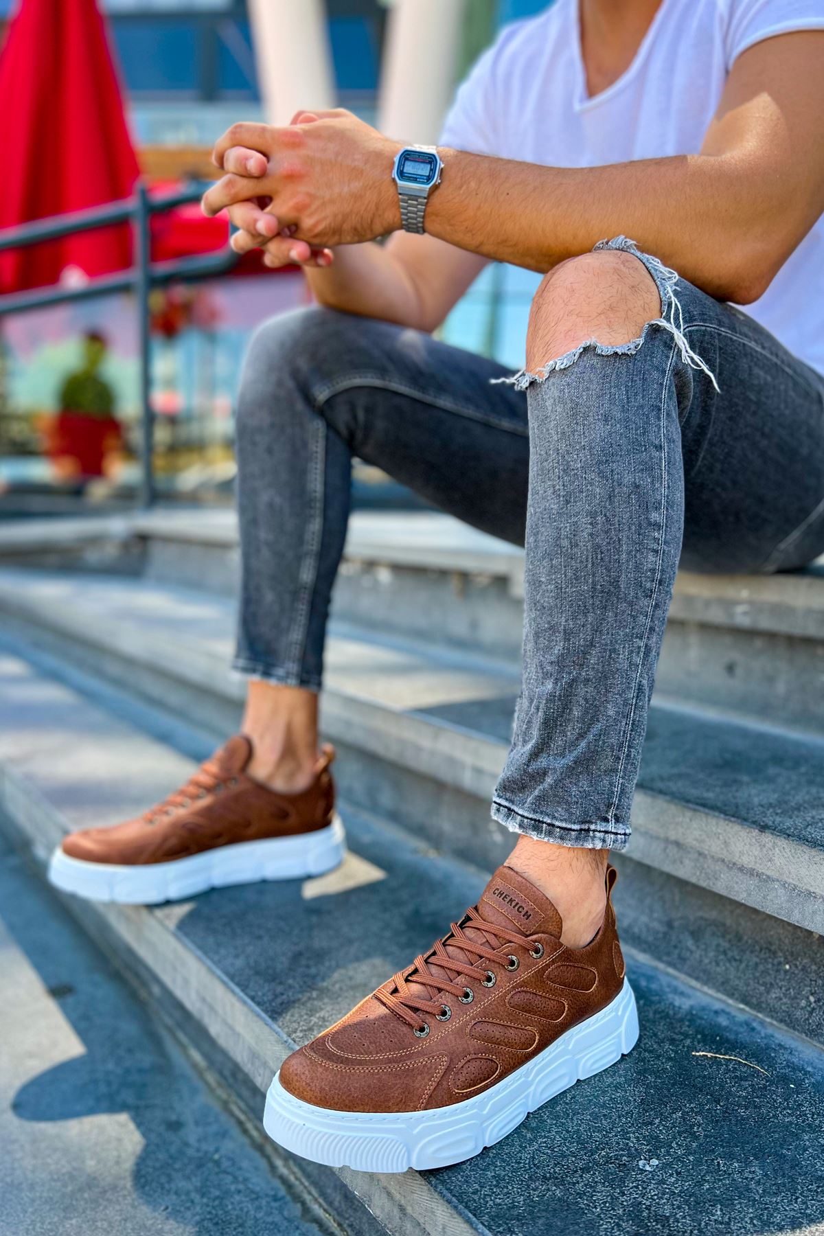 CH105 - CBT Cronus Erkek Ayakkabı TABA - Görsel 2