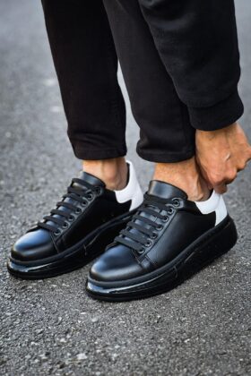 CH295 - CST Sollıevo Erkek Ayakkabı SIYAH/BEYAZ