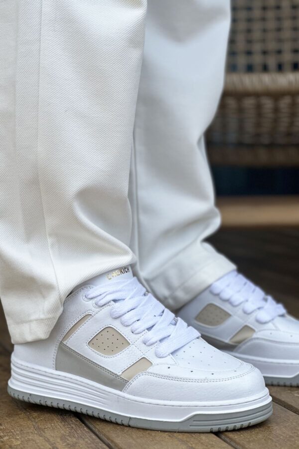 CH2410 - CBT Avax  Erkek Spor Ayakkabı BEYAZ / BEJ