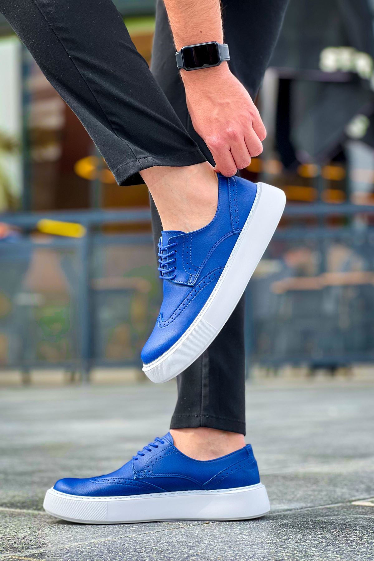 CH149 - CBT Changer Over Erkek Ayakkabı MAVI - Görsel 4