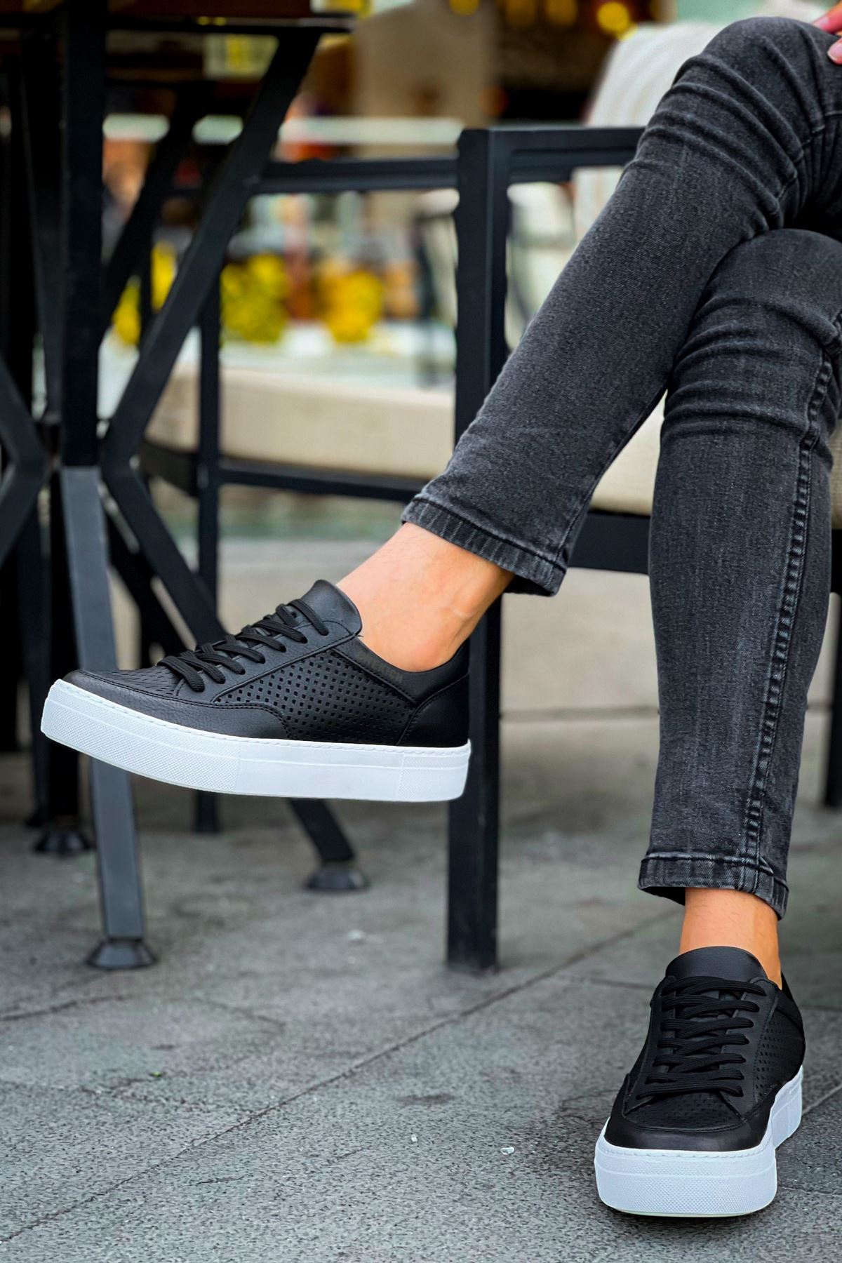 CH015 - CBT First Edition Erkek Ayakkabı SIYAH - Görsel 4