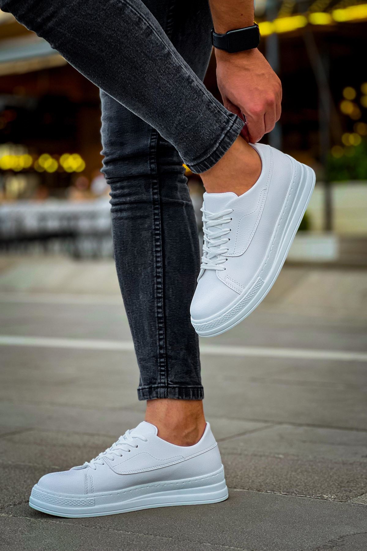 CH2401 - CBT Erkek Ayakkabı BEYAZ - Görsel 3