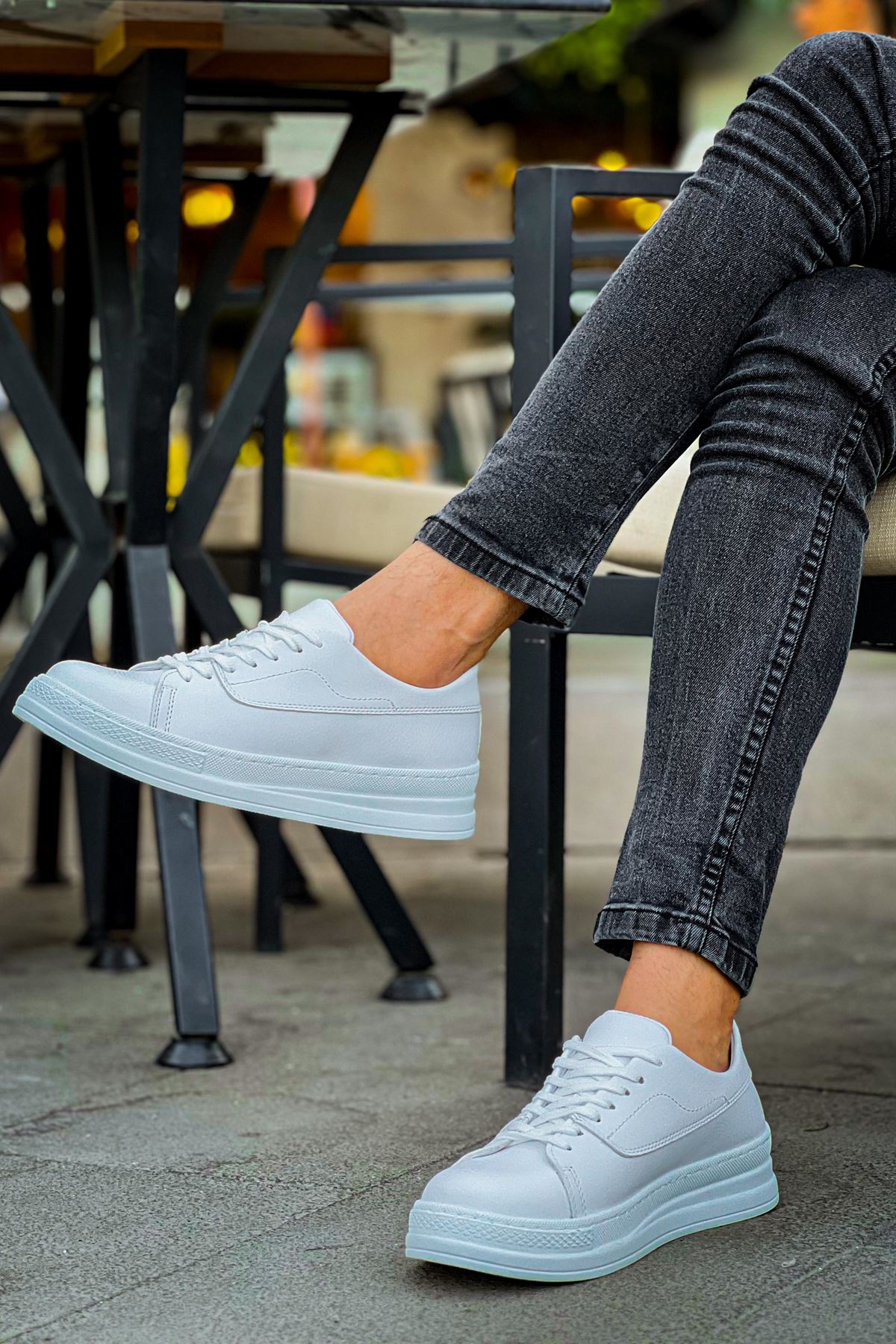 CH2401 - CBT Erkek Ayakkabı BEYAZ - Görsel 5