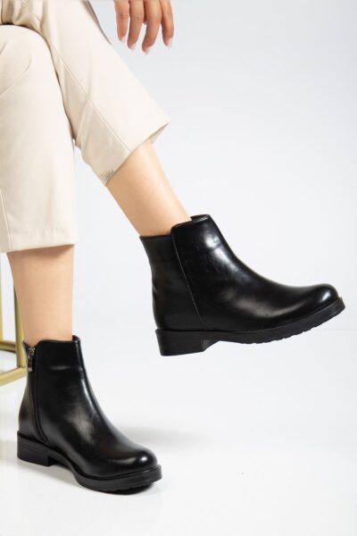 165-204 Siyah Yanki Günlük Kadın Bot