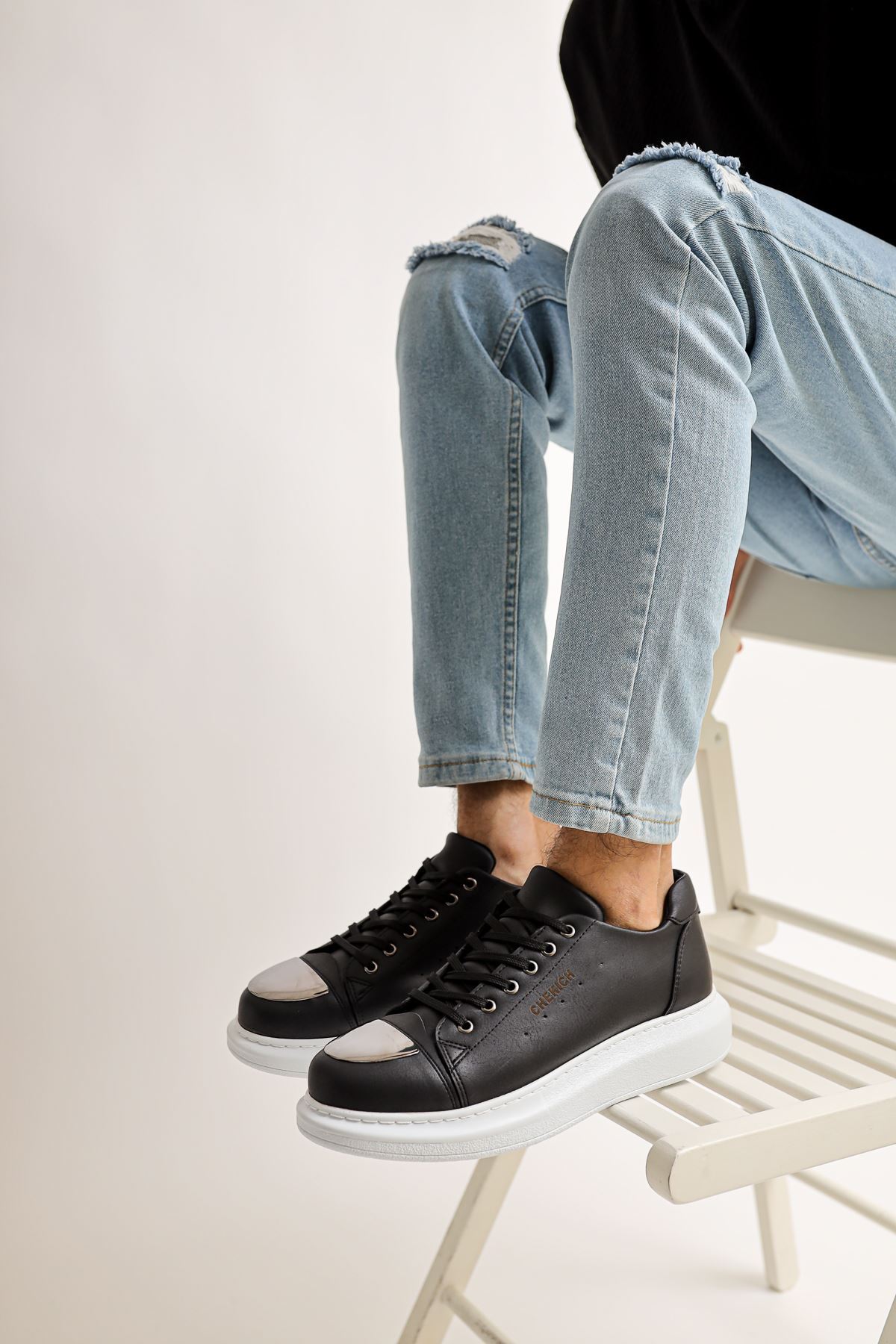 CH175 - CBT Mirror Erkek Ayakkabı SIYAH - Görsel 2