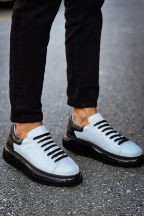 CH295 - CST Sollıevo Erkek Ayakkabı BEYAZ/SIYAH