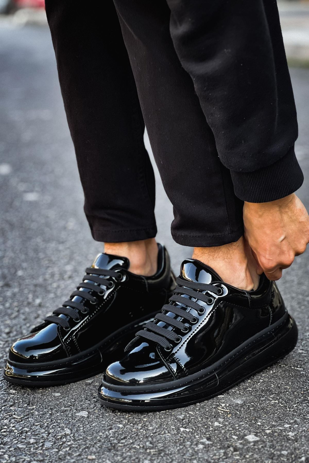 CH295 - RST Sollıevo Erkek Ayakkabı SIYAH - Görsel 2