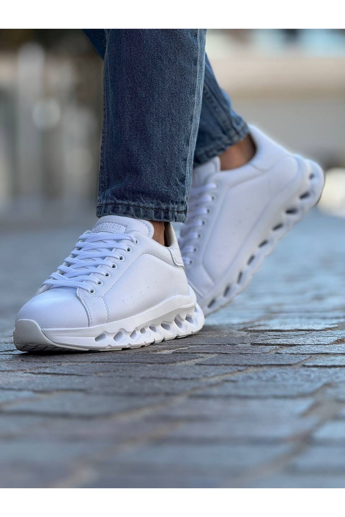 CH2533 - BT Erkek Ayakkabı BEYAZ - Görsel 3