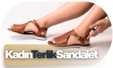 kadın sandalet terlik
