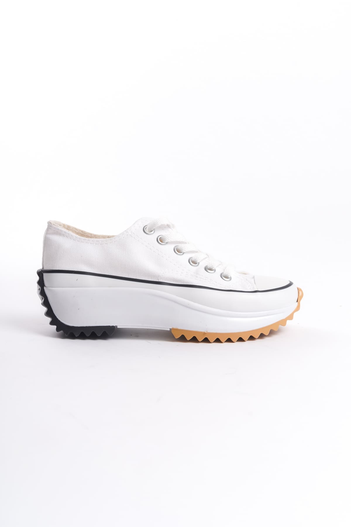 PARIS Bağcıklı Ortopedik Taban Kadın Sneaker Spor Ayakkabı  TBT - Beyaz - Görsel 6