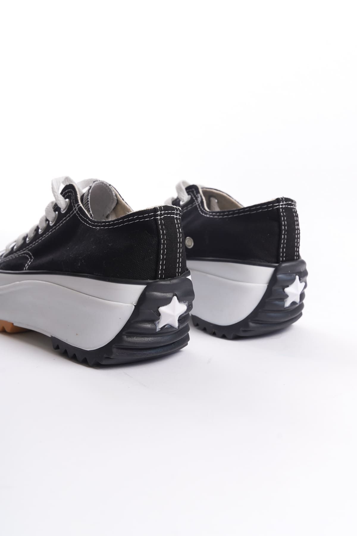 PARIS Bağcıklı Ortopedik Taban Kadın Sneaker Spor Ayakkabı  TBT - Siyah - Görsel 5